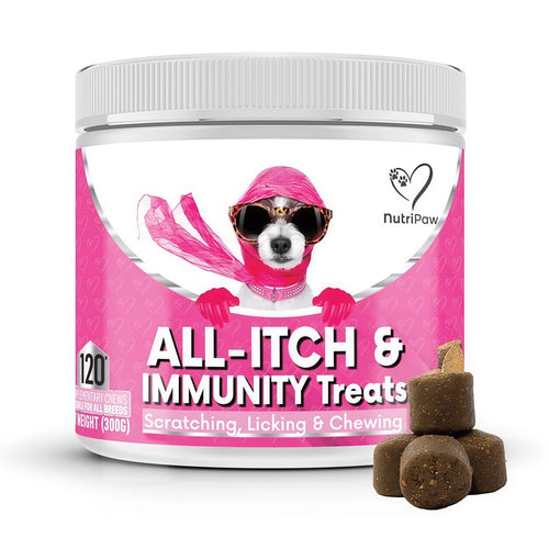 NutriPaw All-Itch Immunity Treats 120 tasty chews