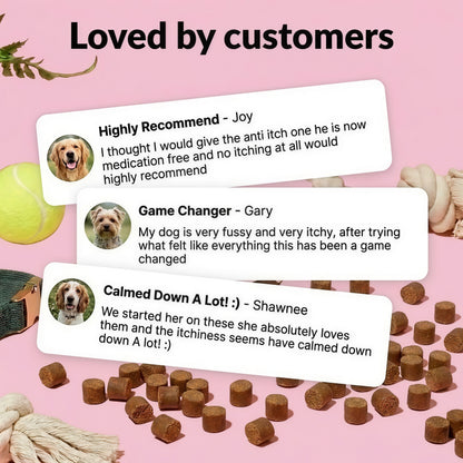 NutriPaw All-Itch Immunity Treats 120 tasty chews
