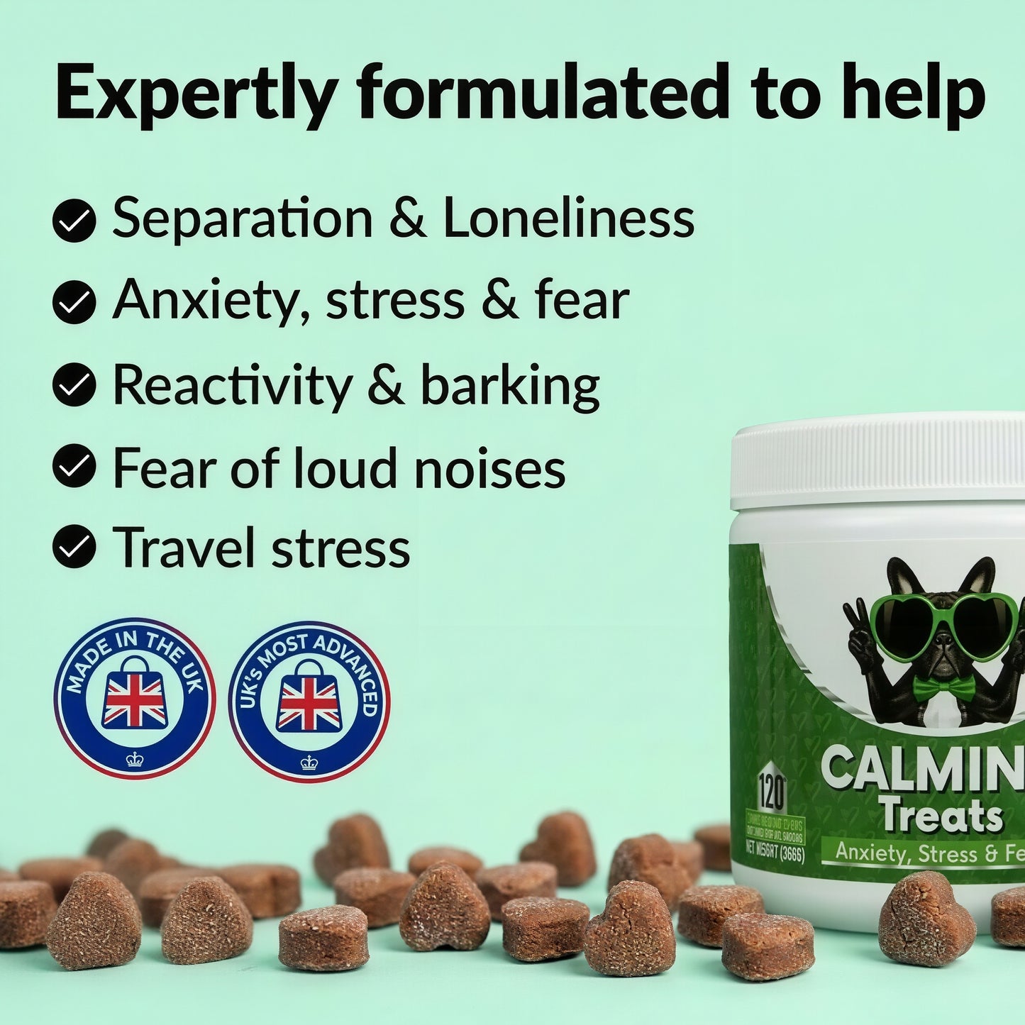 NutriPaw All-Itch Immunity Treats Calming Treats 120 tasty chews